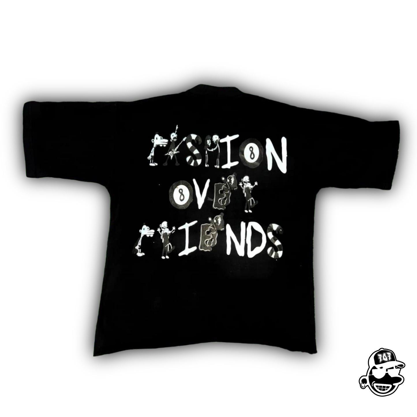 FOF Oversized Tee - Black Edition (Fashion Over Friends)