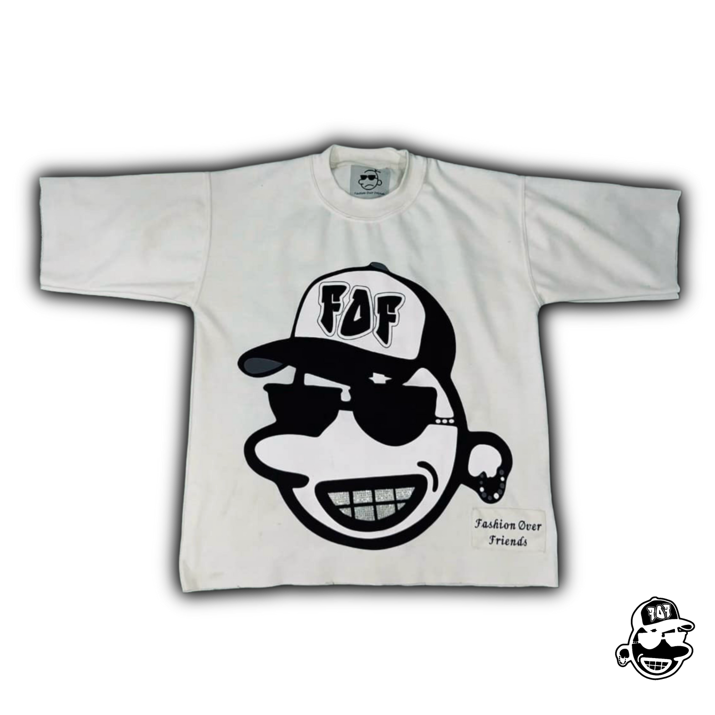 FOF Oversized Tee - Crisp White (Fashion Over Friends)