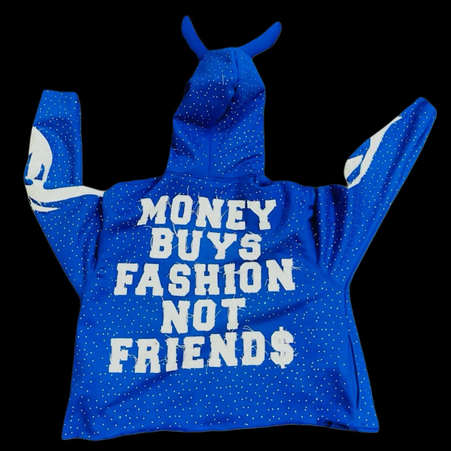 FOF Cropped Hoodie - Royal Blue
