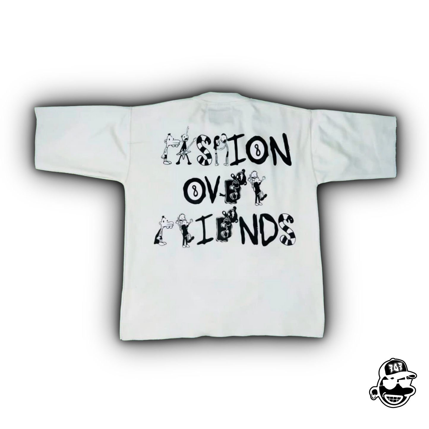 FOF Oversized Tee - Crisp White  (Fashion Over Friends)